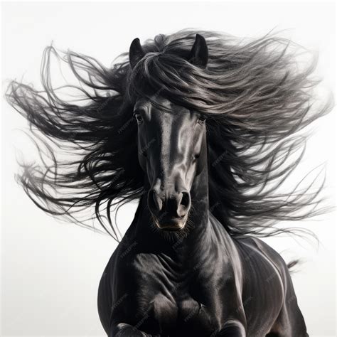 Magic in Motion: Enchanting Elegance of the Ebony Stallion