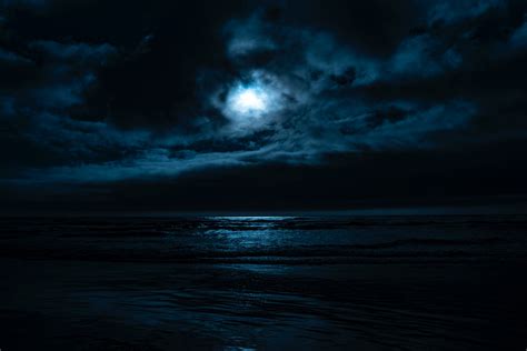 Moonlit Waters: Experiencing the Eerie yet Beautiful Glow of the Ocean at Night