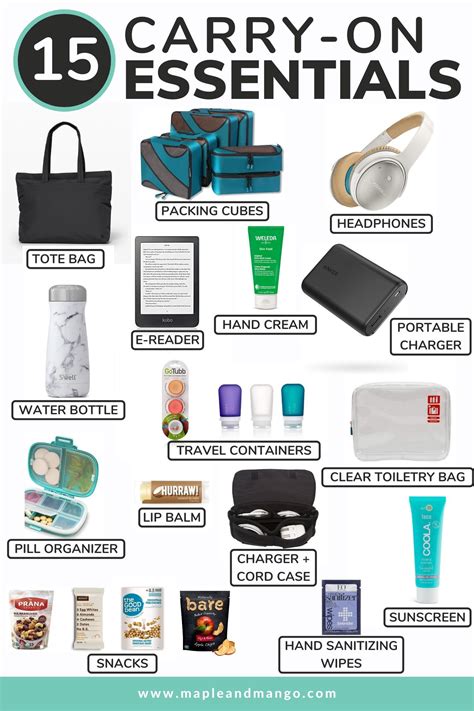 Must-Have Items for a Pleasant Journey