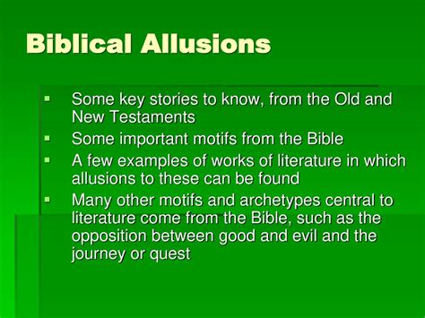 Mythological Allusions and Importance