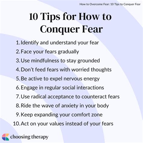 Overcoming Fear: Tips and Strategies for Conquering the Heights