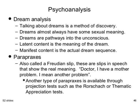 Psychoanalytic Insights into the Significance of Dreams