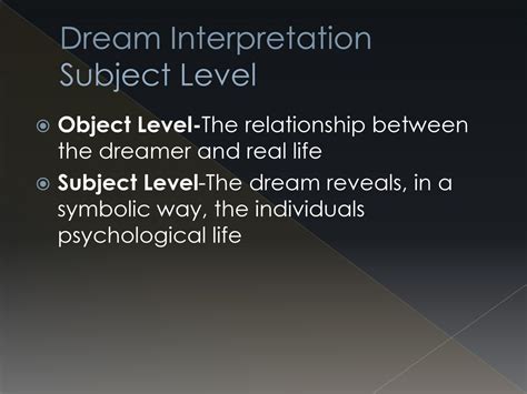 Psychological Analysis of the Dreamer's Relationship with Control