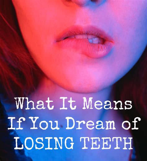 Psychological Factors that Influence Dreaming of Darkened Teeth