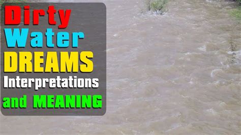 Reflection of Emotional Turmoil: Interpreting Dirty Water as an Indicator of Inner Conflicts