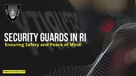 Safety and Security: Ensuring Peace of Mind