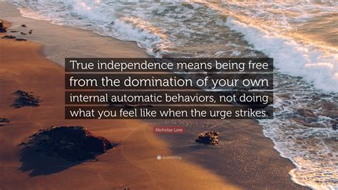 Seeking Independence: The Urge to Break Free