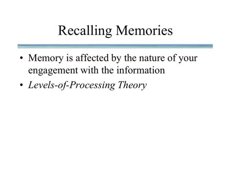 Sentimental Attachments: Examining the Role of Memories in Recalling One's Former Dwelling