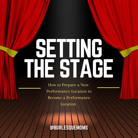 Setting the Stage: Preparing for Your Grand Dream