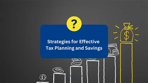 Strategies to Optimize Your Savings through Tax Planning