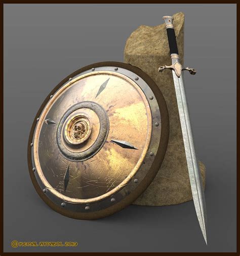 Sword Shields in Art and Literature