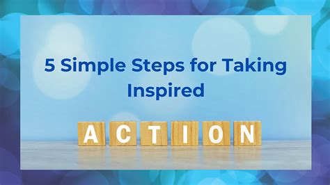 Taking Inspired Action: Making Progress Towards Your Visionary Estate