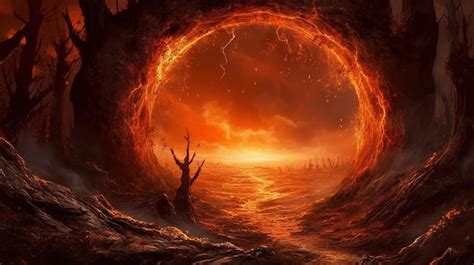 The Alchemical Significance of a Fiery Portal in Dreams