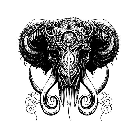 The Elephant Head as a Sign of Power and Strength