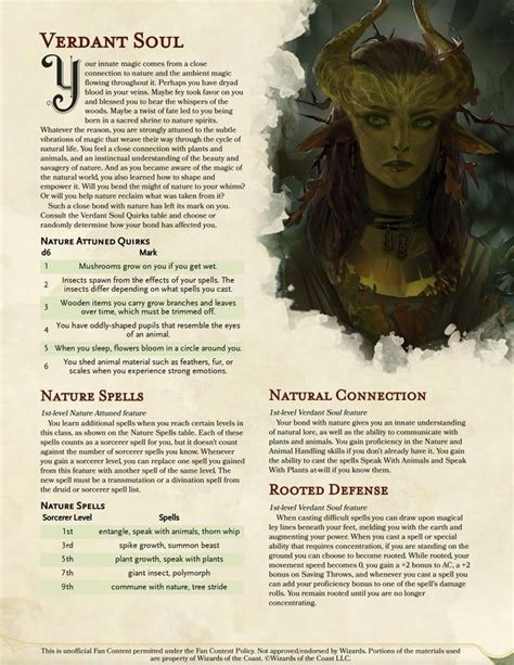 The Enigmatic Origins of the Verdant Sorceress