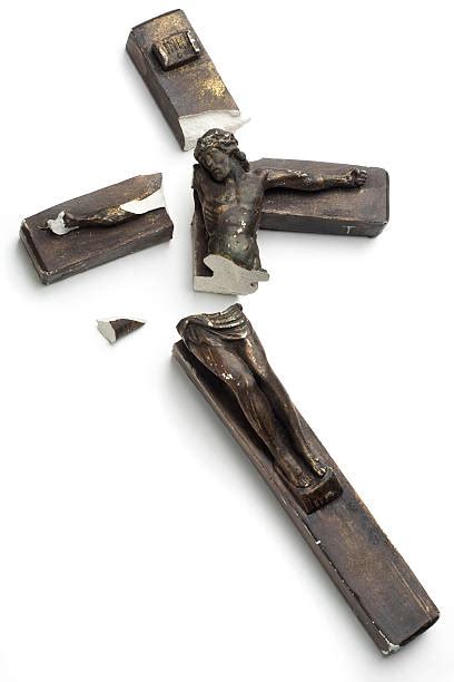 The Enigmatic Symbolism of a Shattered Crucifix