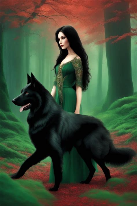 The Fascinating Presence of an Emerald Canine in Dreams