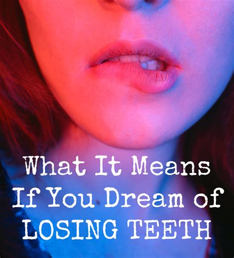 The Importance of Dreams about Spouse's Teeth Loss