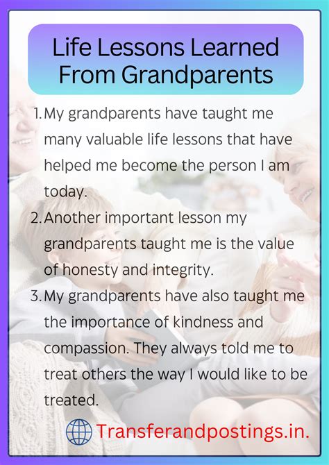 The Importance of Grandparents: A Source of Wisdom and Guidance