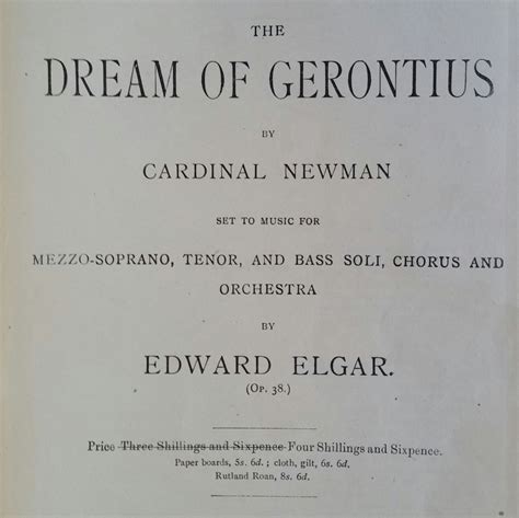 The Influence of Cardinal Newman's Poetry on Elgar's Composition