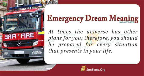 The Intriguing Meanings Behind Emergency Service Dreams: Unveiling the Symbolism and Significance