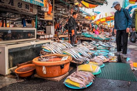 The Lively and Colorful World of a Seafood Bazaar