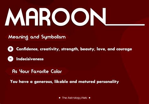 The Marvels of Maroon: A Journey into its Meaning and Symbolism