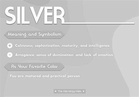 The Meaning of Silver in Symbolism