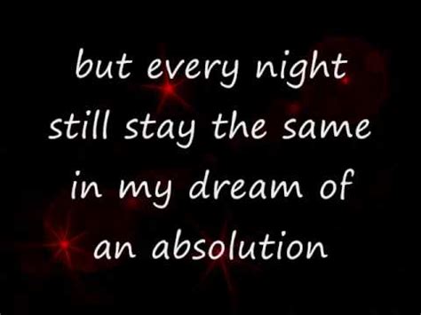 The Mysterious Depths of "Dream About an Absolution" Lyrics