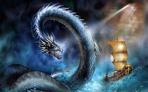 The Mythical Legend of the Enormous Aquatic Serpent