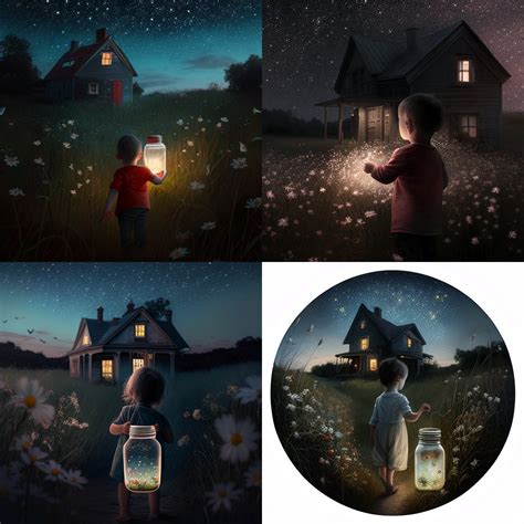 The Nostalgic Memories of Capturing Fireflies During Childhood