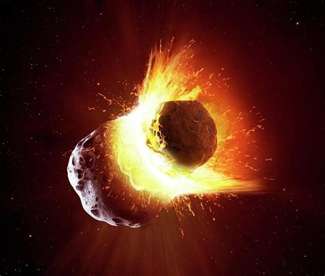 The Potential Impact of an Asteroid Collision