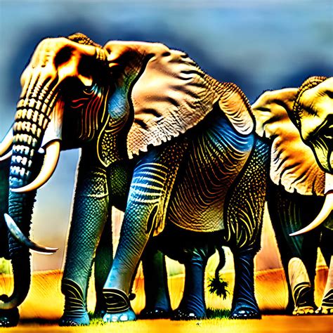 The Power and Strength of Majestic Dream Elephants