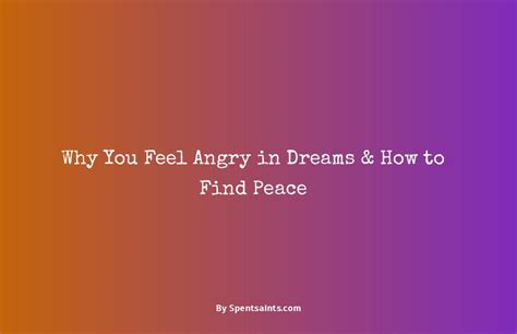 The Psychological Factors Behind Anger in Dreams