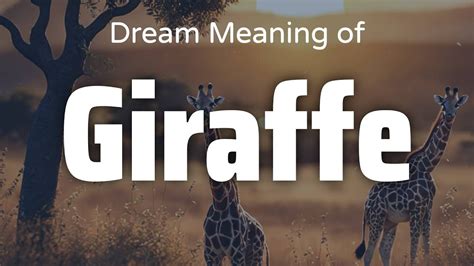 The Psychological Interpretation of an Obsidian Giraffe Dream