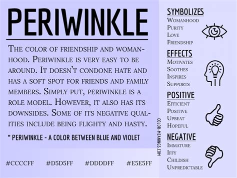 The Psychology of Periwinkle: Exploring its Impact on the Mind