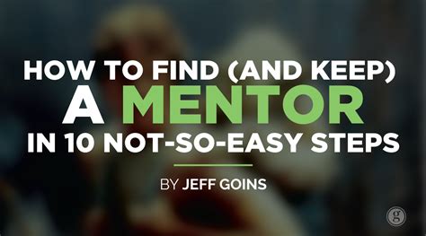 The Quest Begins: Where to Find an Inspiring Mentor