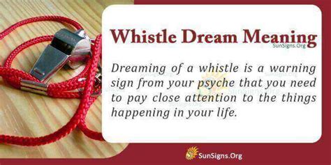 The Significance and Symbolism of Whistling in Dreams