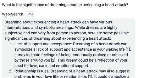 The Significance of Dreaming about a Close One Experiencing a Cardiac Incident