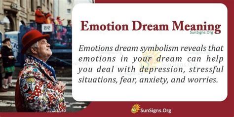 The Significance of Emotions and Sentiments in Interpreting Dreams