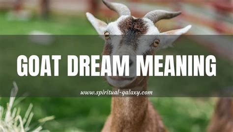 The Significance of Goat Birthing in Dreams