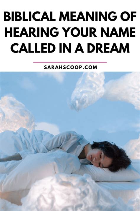 The Significance of Hearing Your Name in a Dream