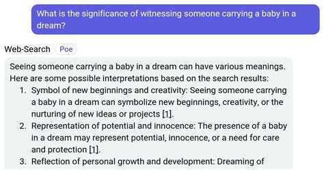 The Significance of Witnessing an Infant in Your Dreams