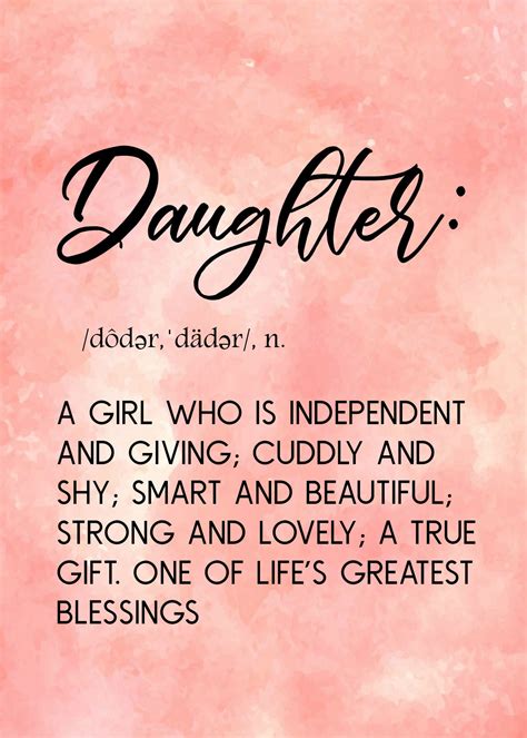 The Significance of a Daughter's Union