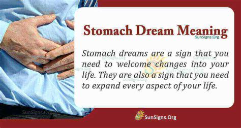 The Significance of a Distended Stomach in Interpreting Dream Imagery