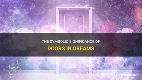 The Significance of the Door Hinge in Symbolic Dream Analysis