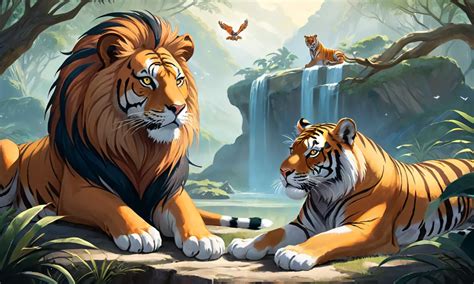 The Significance of the Lion and Tiger Confrontation in Dreams