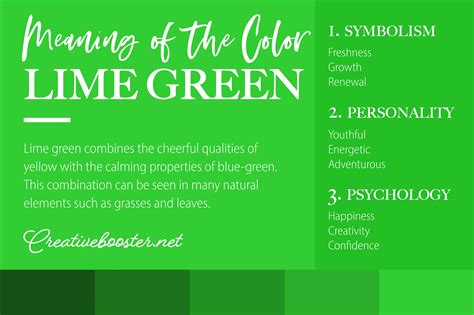 The Symbolic Meaning of Lime Green Color