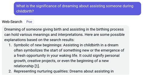 The Symbolic Significance of Dreaming of a Pal in the Process of Childbirth