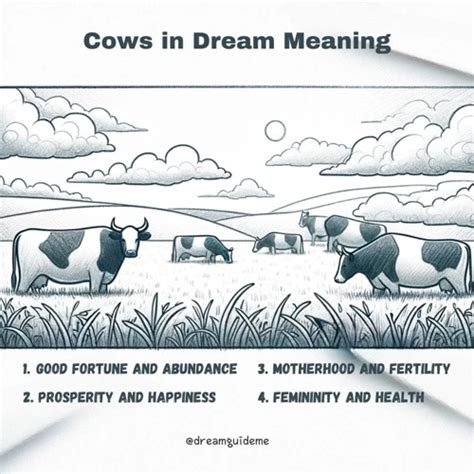 The Symbolism of Cows in Dreams: Decoding Messages from the Bovine World